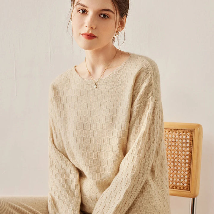 Women's Pure Cashmere Knit Sweater