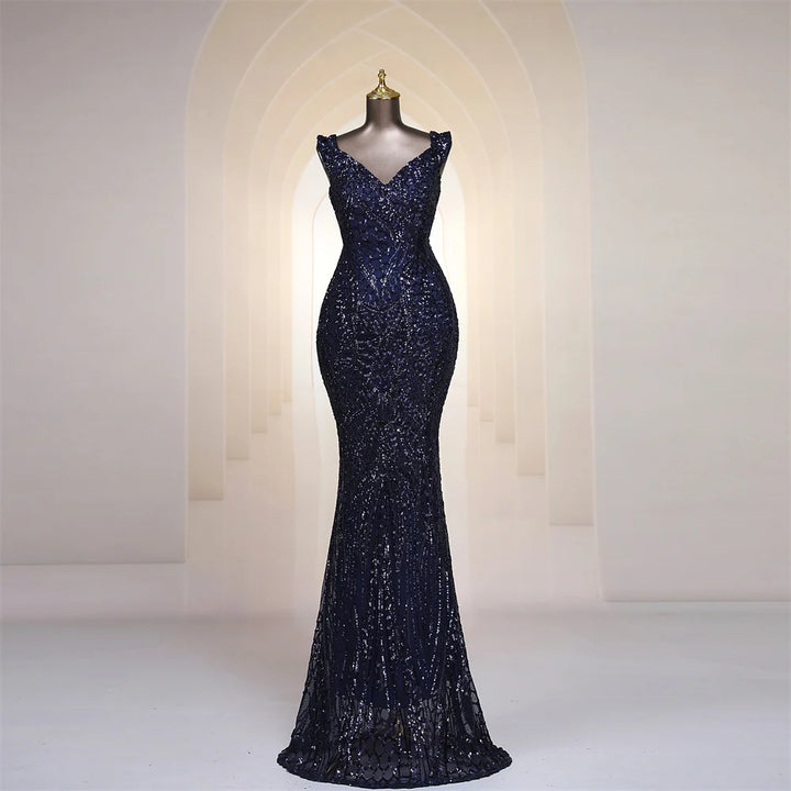 Women's Sequin Embellished Mermaid Gown