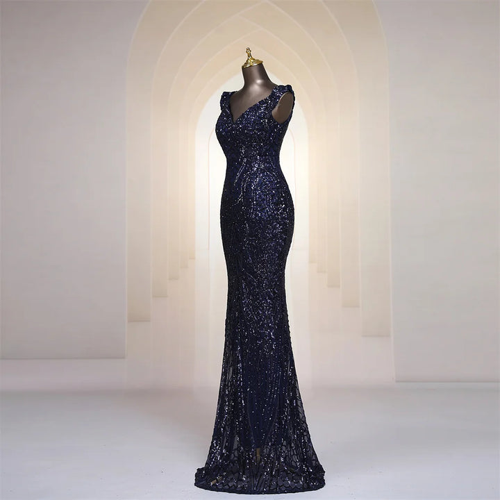 Women's Sequin Embellished Mermaid Gown