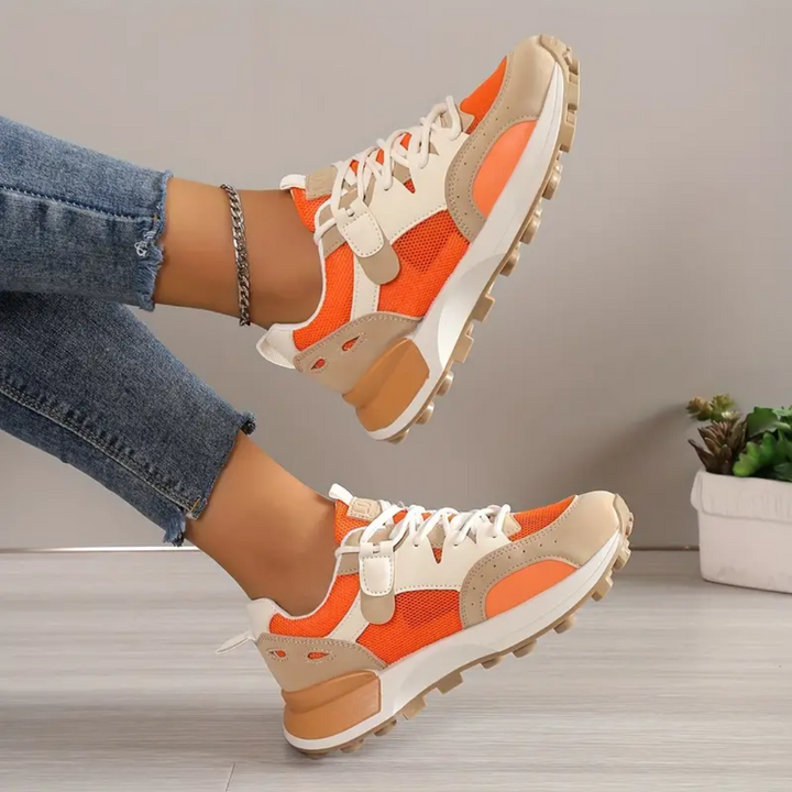 Womens Shoes Trendy Coloured Blocks