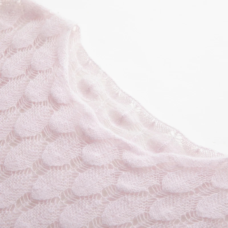 Women's Silk Cashmere Textured Knit Sweater