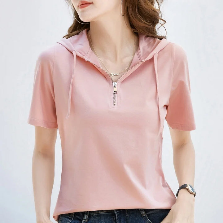 Women's Zip Hoodie T-Shirt