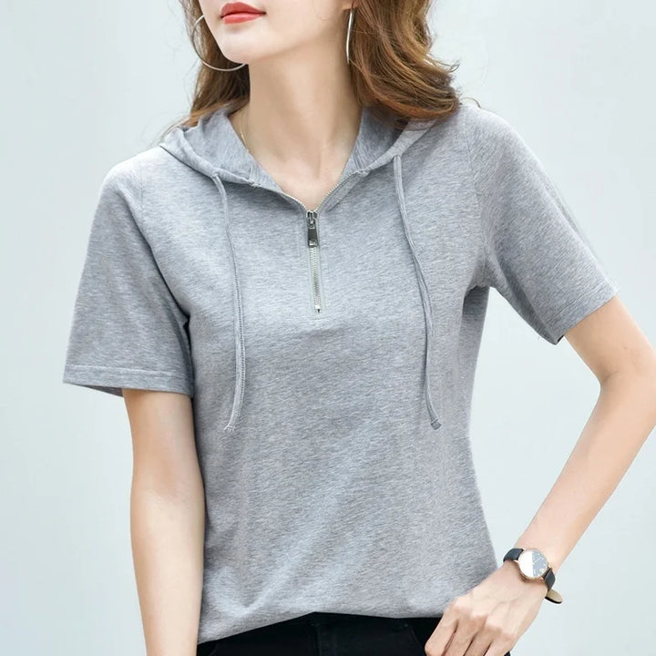 Women's Zip Hoodie T-Shirt