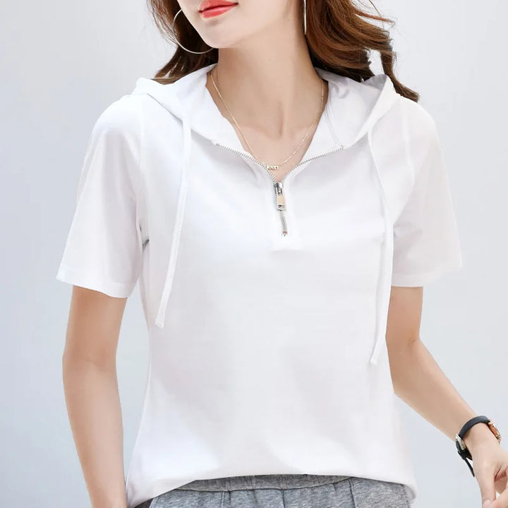 Women's Zip Hoodie T-Shirt