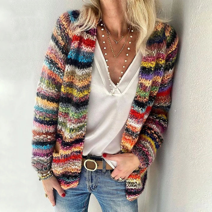 Wool Blend Sweater Knitted Cardigan