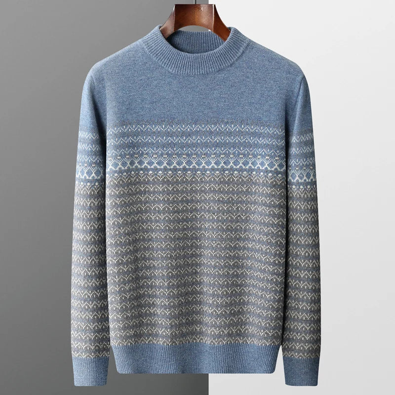 Wool Fair Isle Knit Sweater