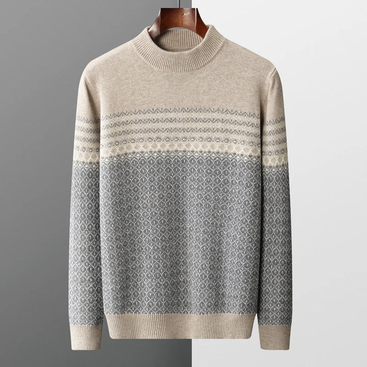 Wool Fair Isle Knit Sweater