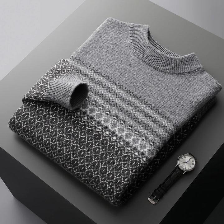 Wool Fair Isle Knit Sweater