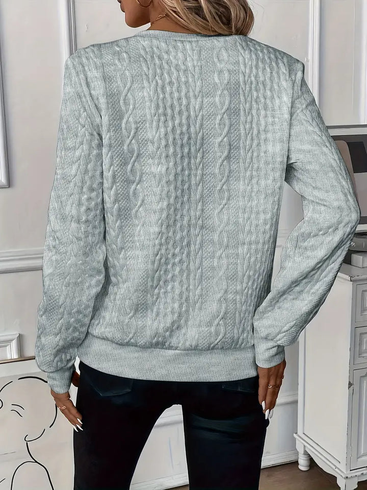 Quarter-Zip Knitted Wool Sweater