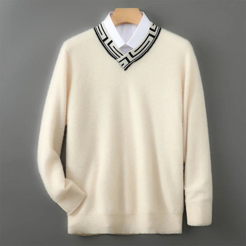  Wool V-Neck Sweater