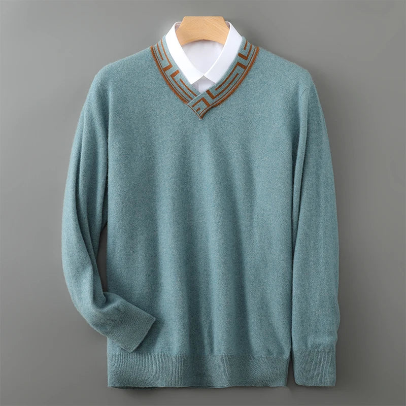 Wool V-Neck Sweater