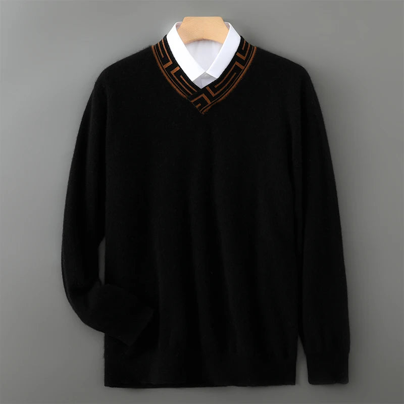 Wool V-Neck Sweater