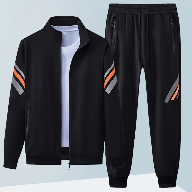 Zip Jacket and Track Pants Set