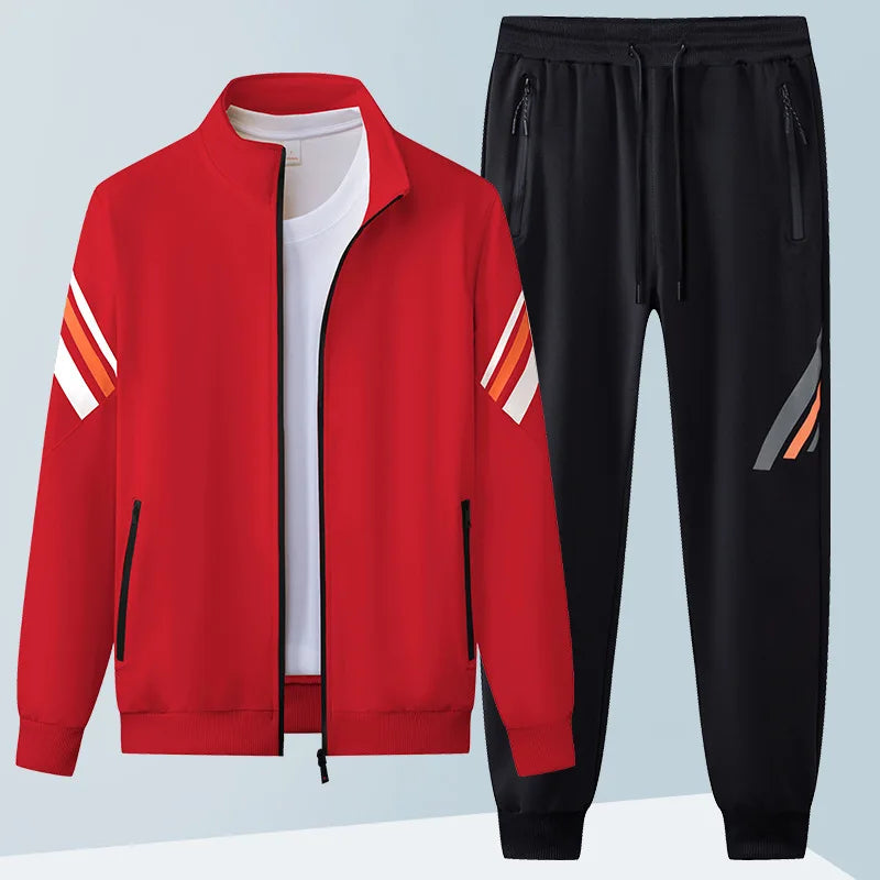 Zip Jacket and Track Pants Set