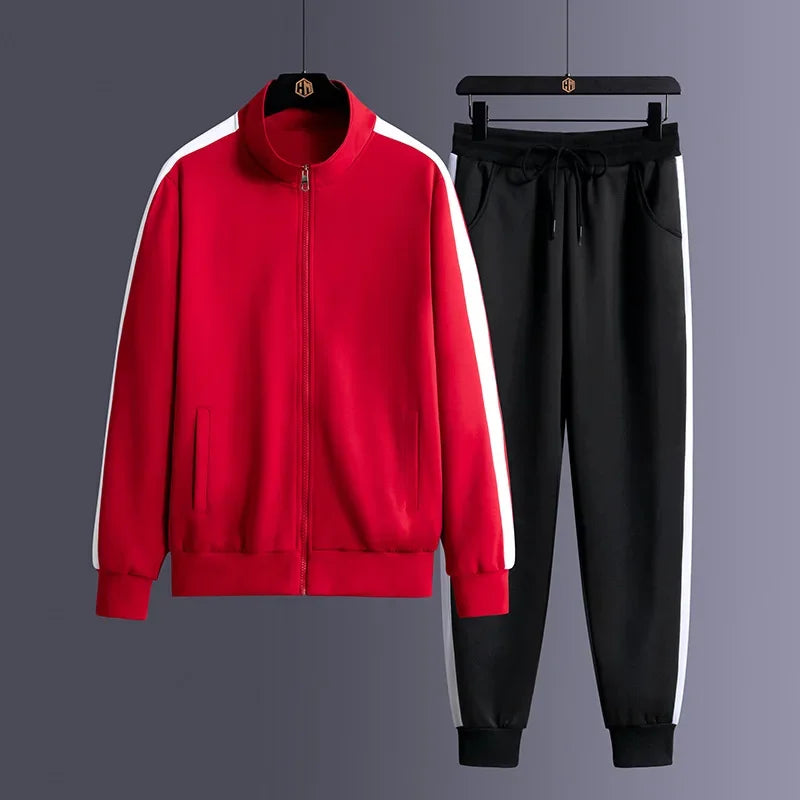 Zip Sports Tracksuit Set